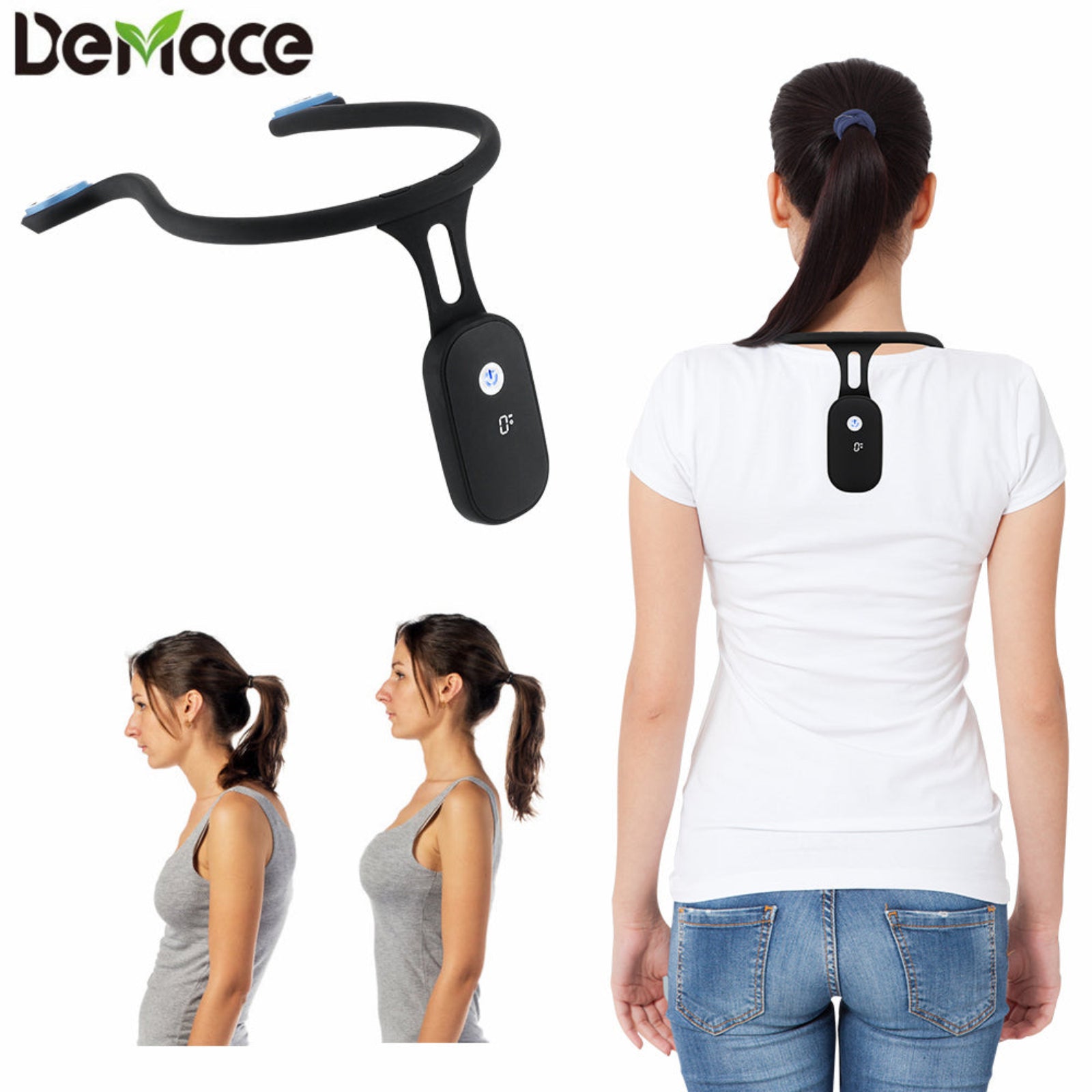 Smart Posture Corrector - Real-Time Back Training with Vibration Alert