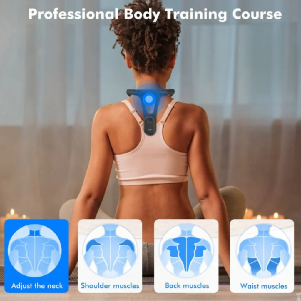 Smart Posture Corrector - Real-Time Back Training with Vibration Alert